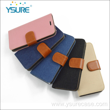 Fabric Magnetic Leather Flip Phone Cover Case& Accessories